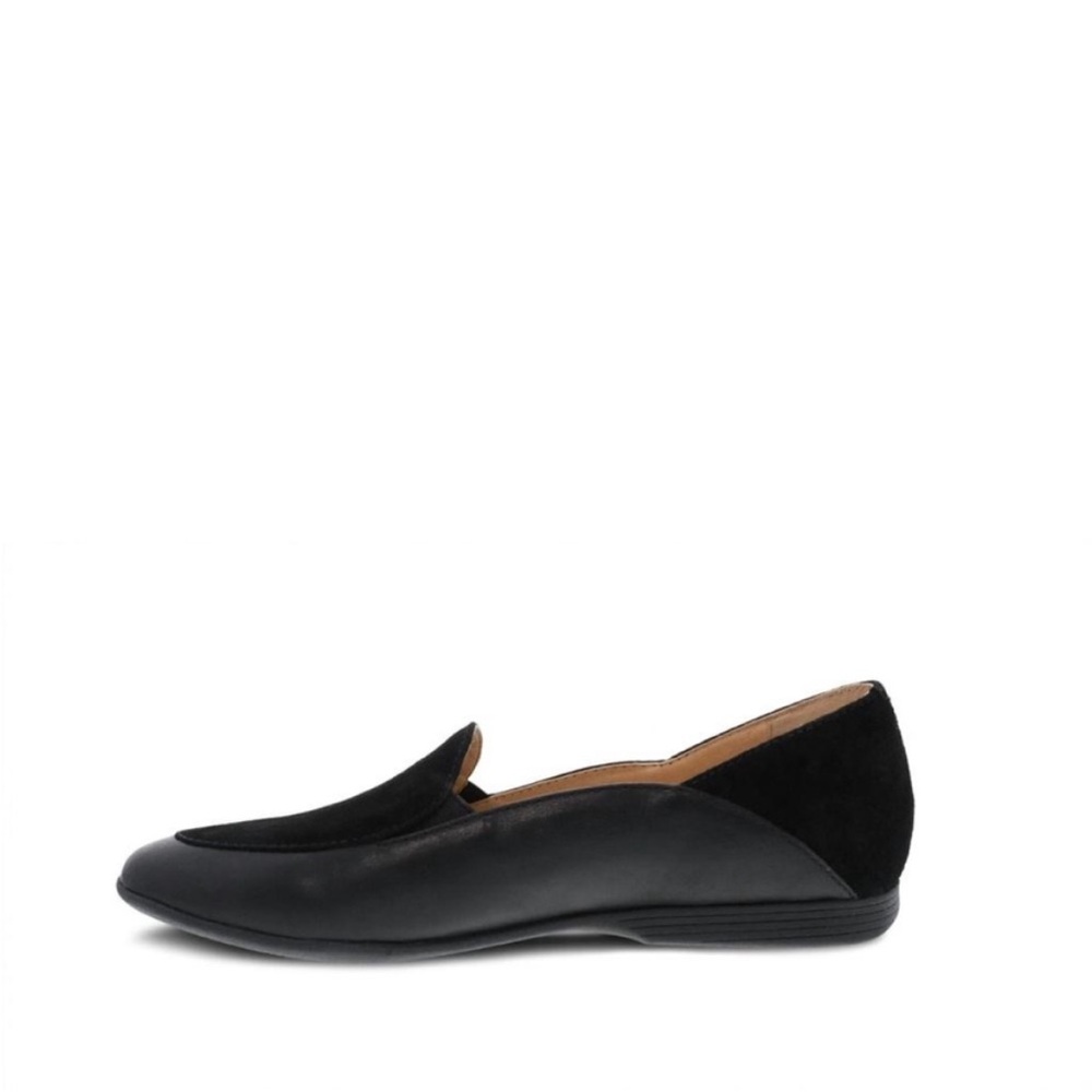 Dansko Black Lace Glazed kid leather loafters - Picture 5 of 13